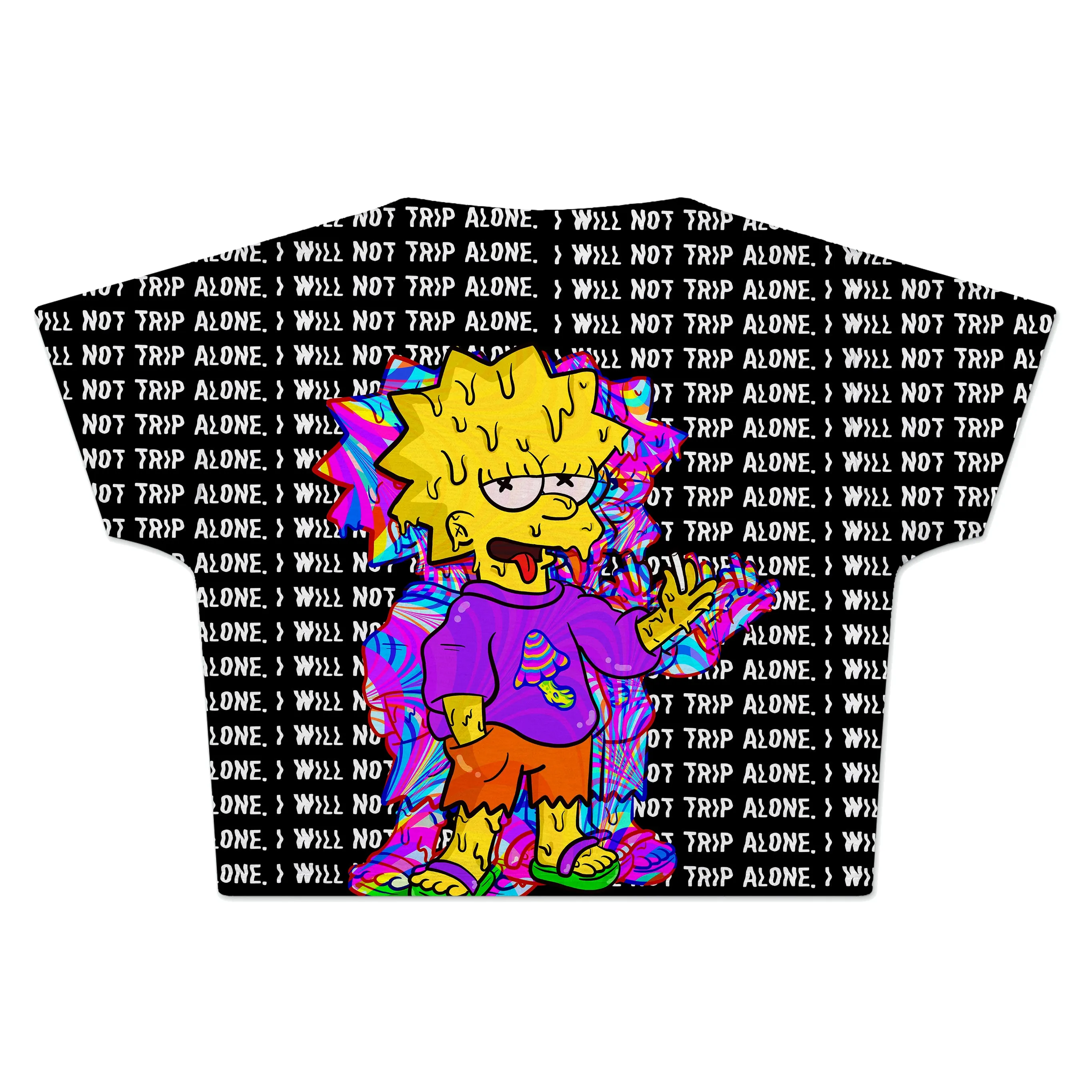 Tripping with Her Crop Tee sold by iEDM product image thumbnail 2