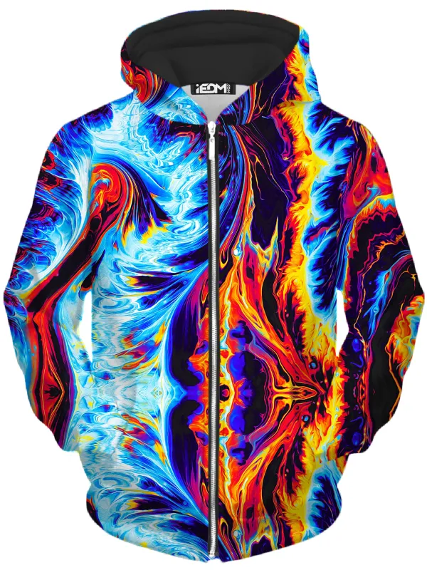 Wavy Days Unisex Zip-Up Hoodie sold by iEDM