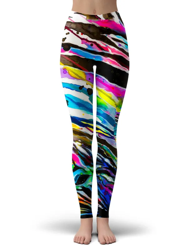 Zebra Bunt Leggings sold by iEDM