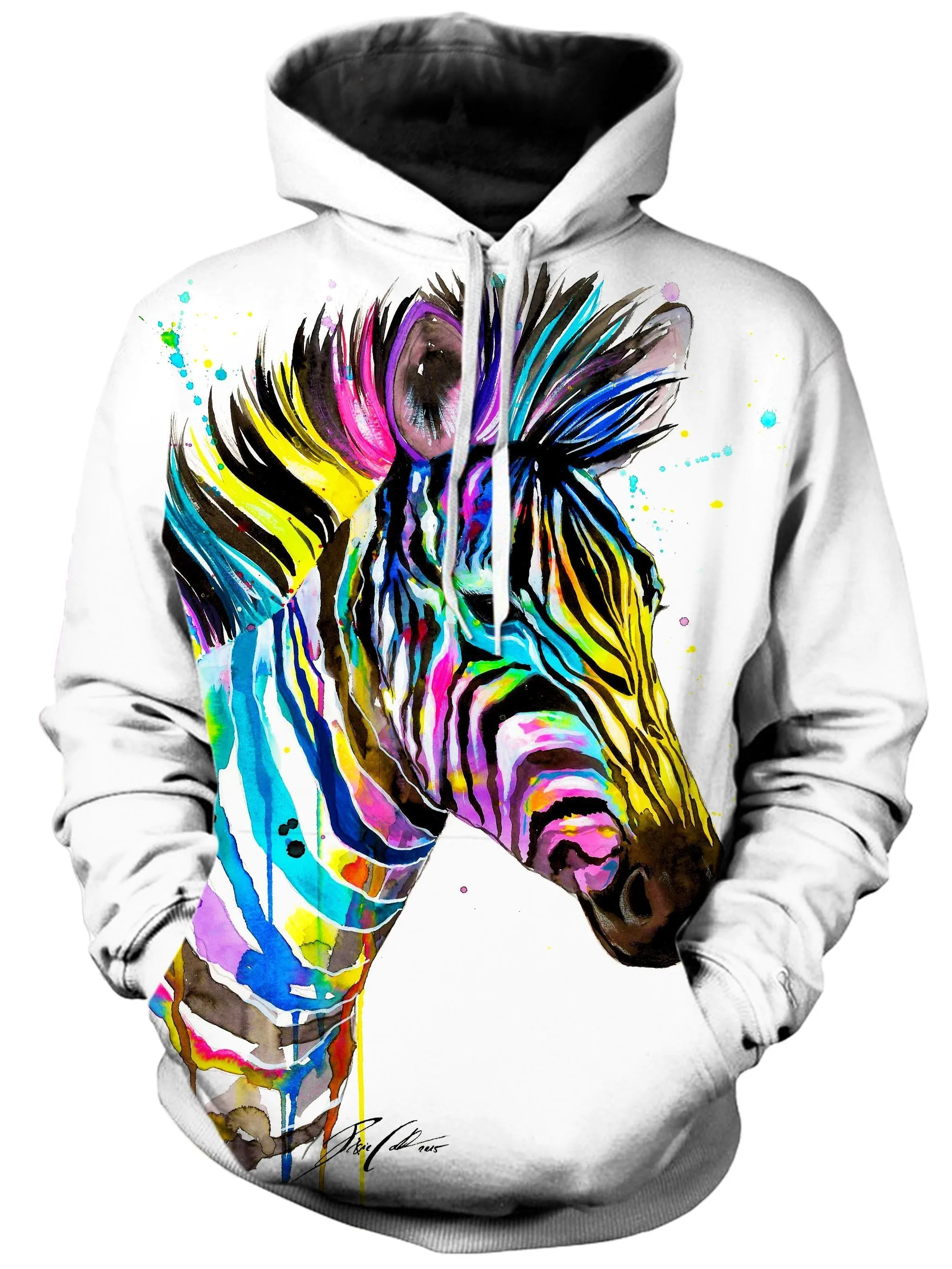 Zebra Bunt Unisex Hoodie sold by iEDM