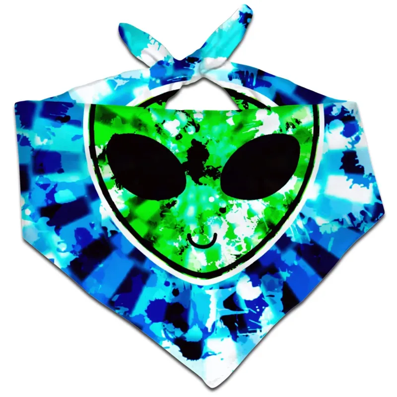 Alien Tie-Dye Bandana sold by iEDM