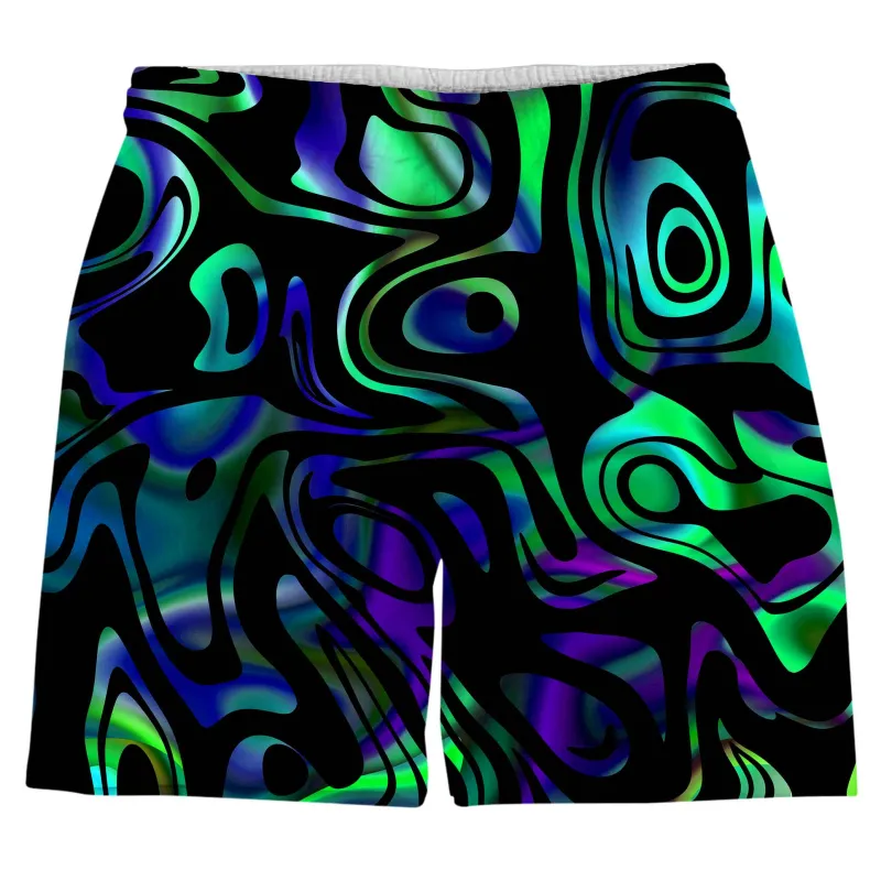 Network Abstract Weekend Shorts sold by iEDM