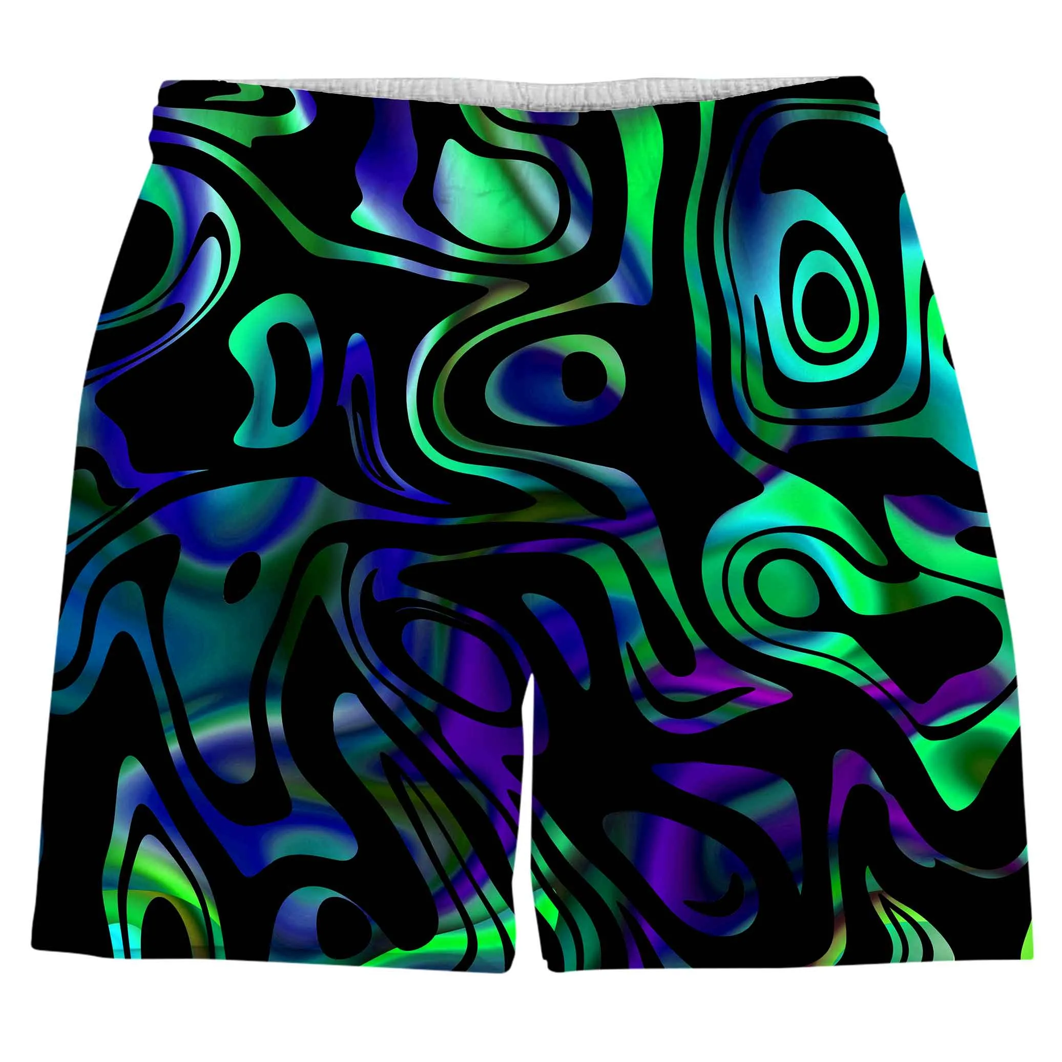 Network Abstract Weekend Shorts sold by iEDM