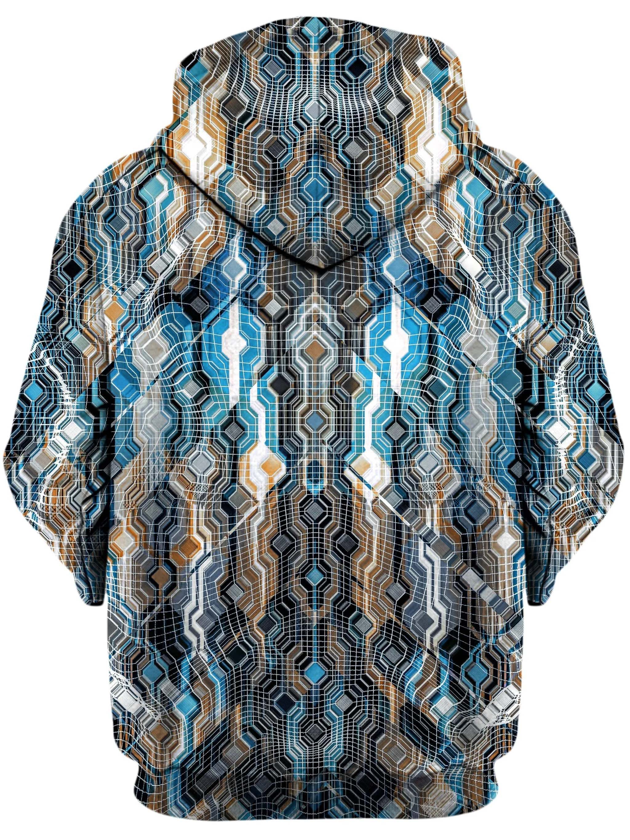 Fractional Data Unisex Zip-Up Hoodie sold by iEDM product image thumbnail 2