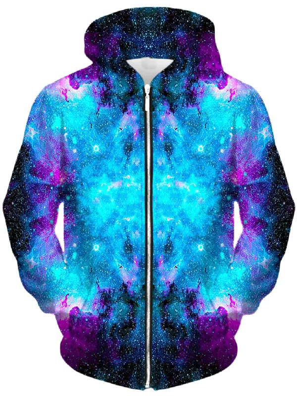 Galactic Spectrum Unisex Zip-Up Hoodie sold by iEDM