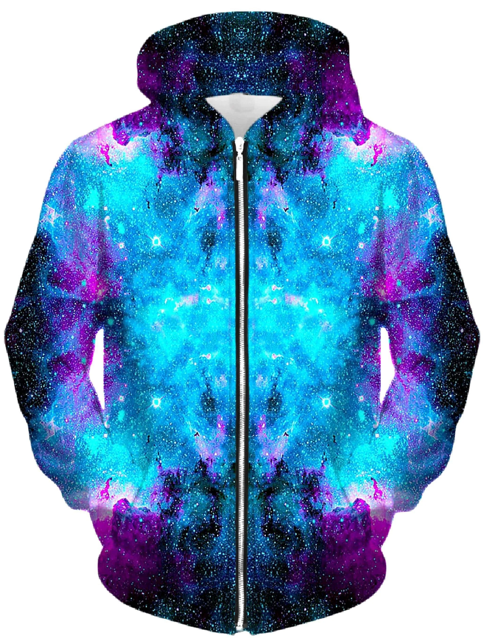 Galactic Spectrum Unisex Zip-Up Hoodie sold by iEDM