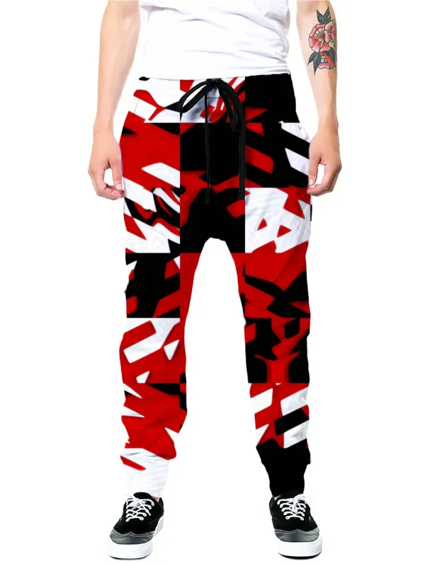 Red Digital Joggers sold by iEDM