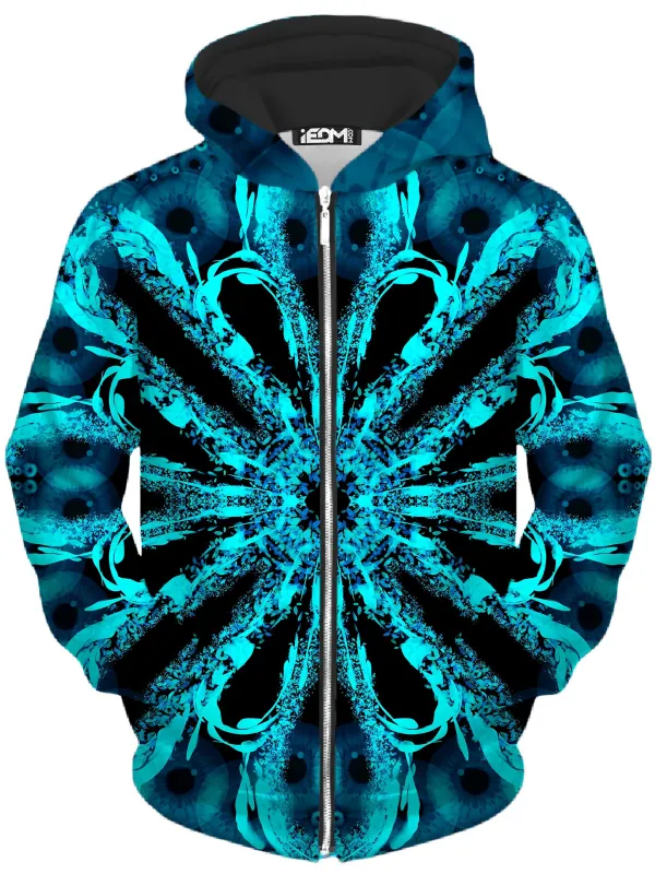 Hidden Eye Unisex Zip-Up Hoodie sold by iEDM