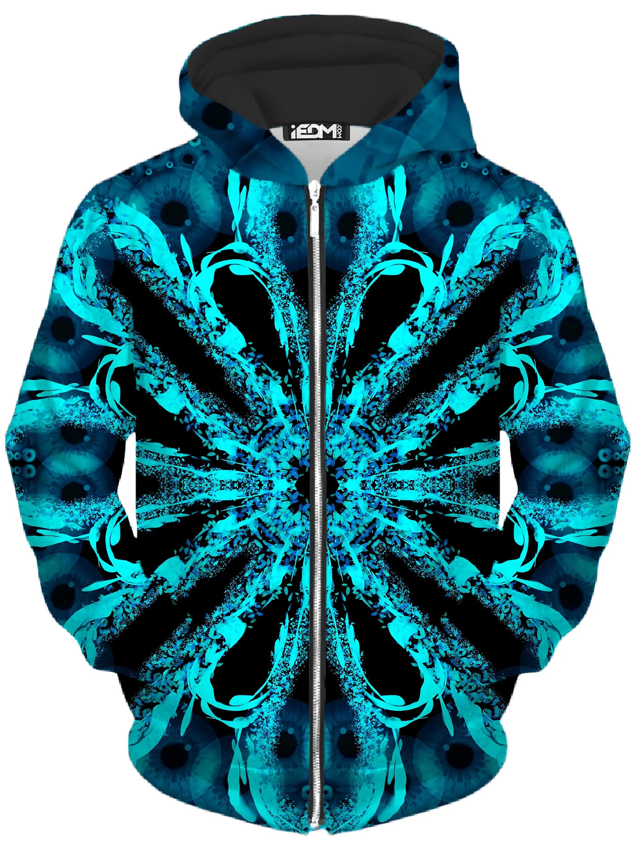 Hidden Eye Unisex Zip-Up Hoodie sold by iEDM