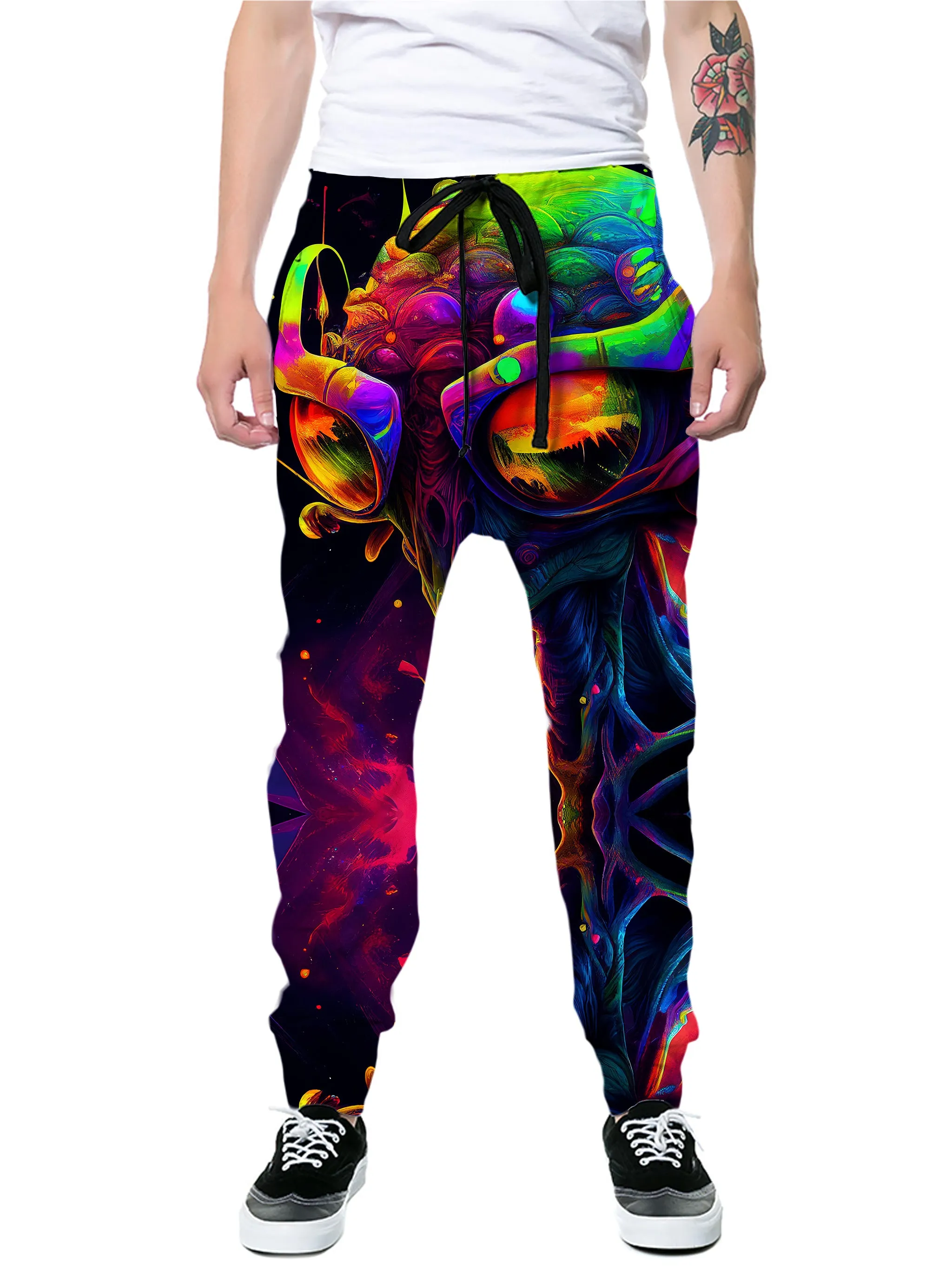 Psychedelic Alien Joggers sold by iEDM