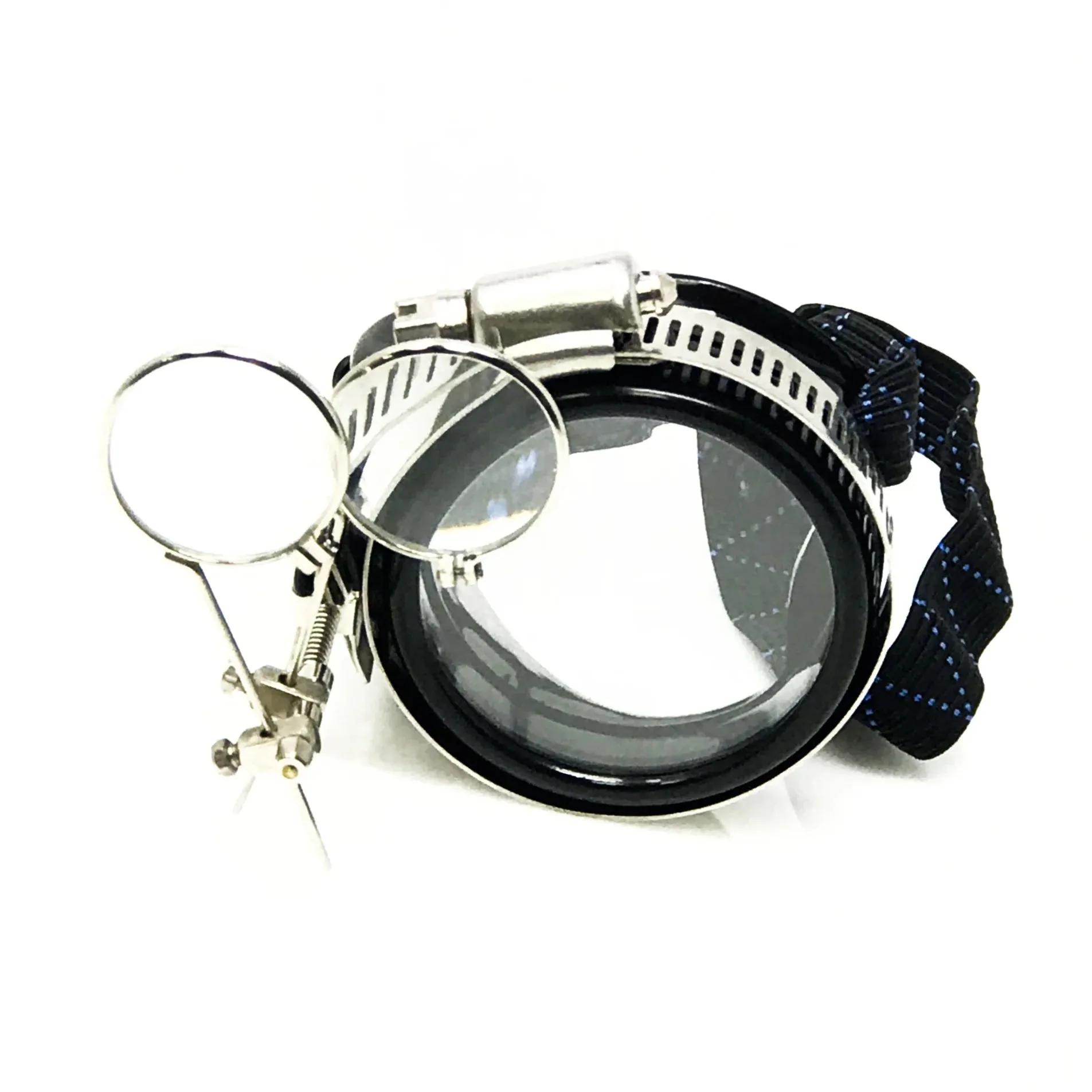 Airship Captain Pirate Eyepatch Monocle Rave Goggle With Magnifying Eye Loupes sold by iEDM product image thumbnail 3