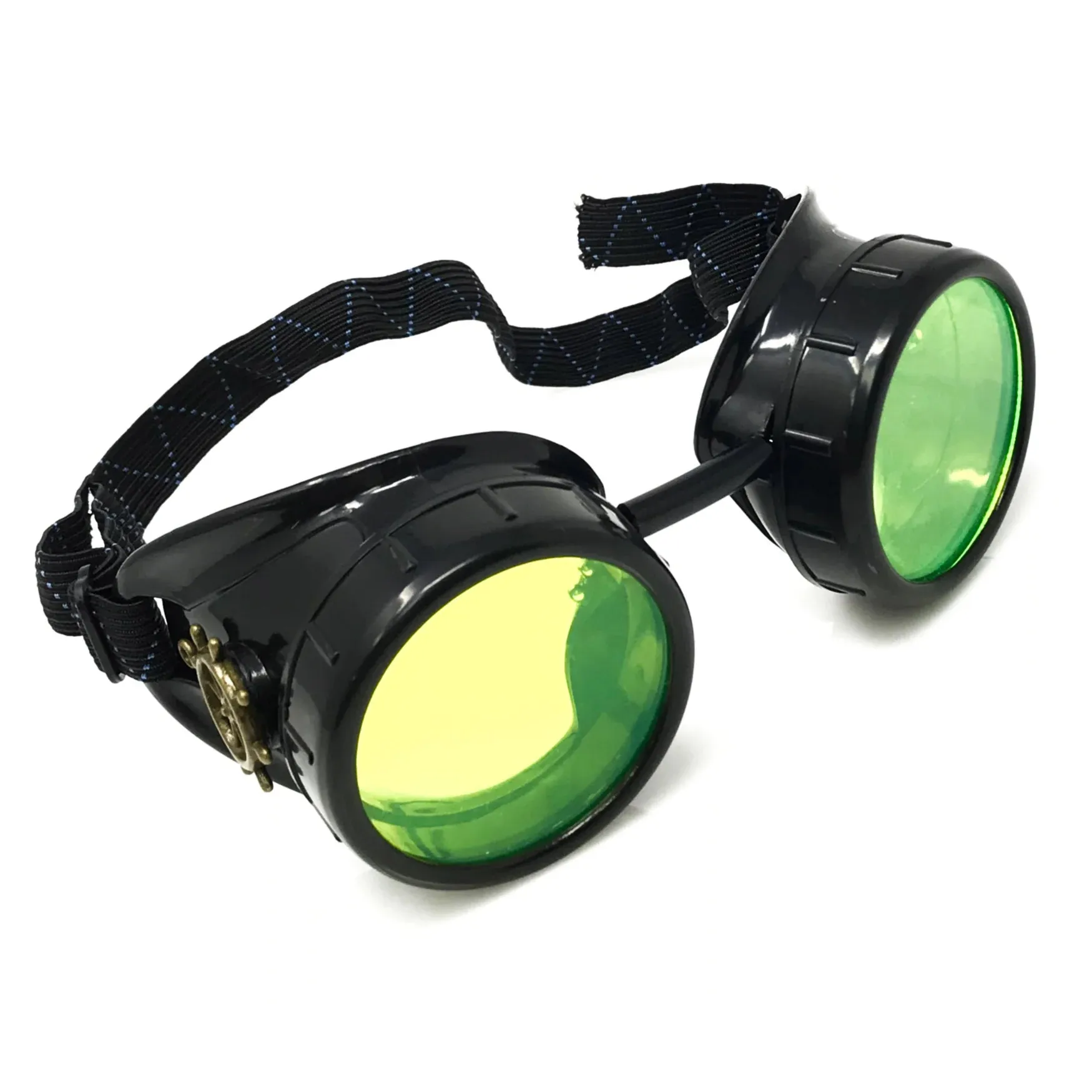 Steampunk Mad Scientist Goggles UV Glow Neon Rave Lenses sold by iEDM product image thumbnail 4