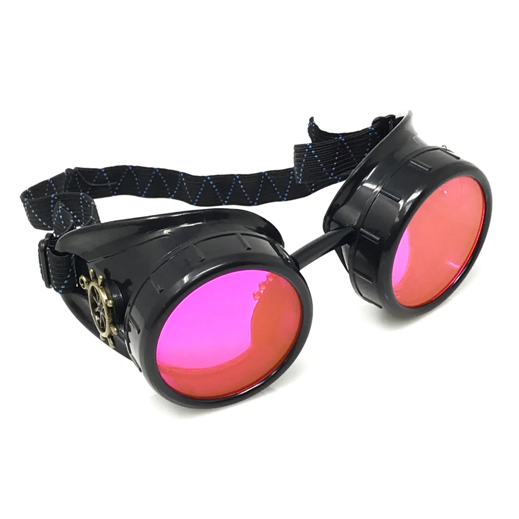Steampunk Mad Scientist Goggles UV Glow Neon Rave Lenses sold by iEDM product image thumbnail 2
