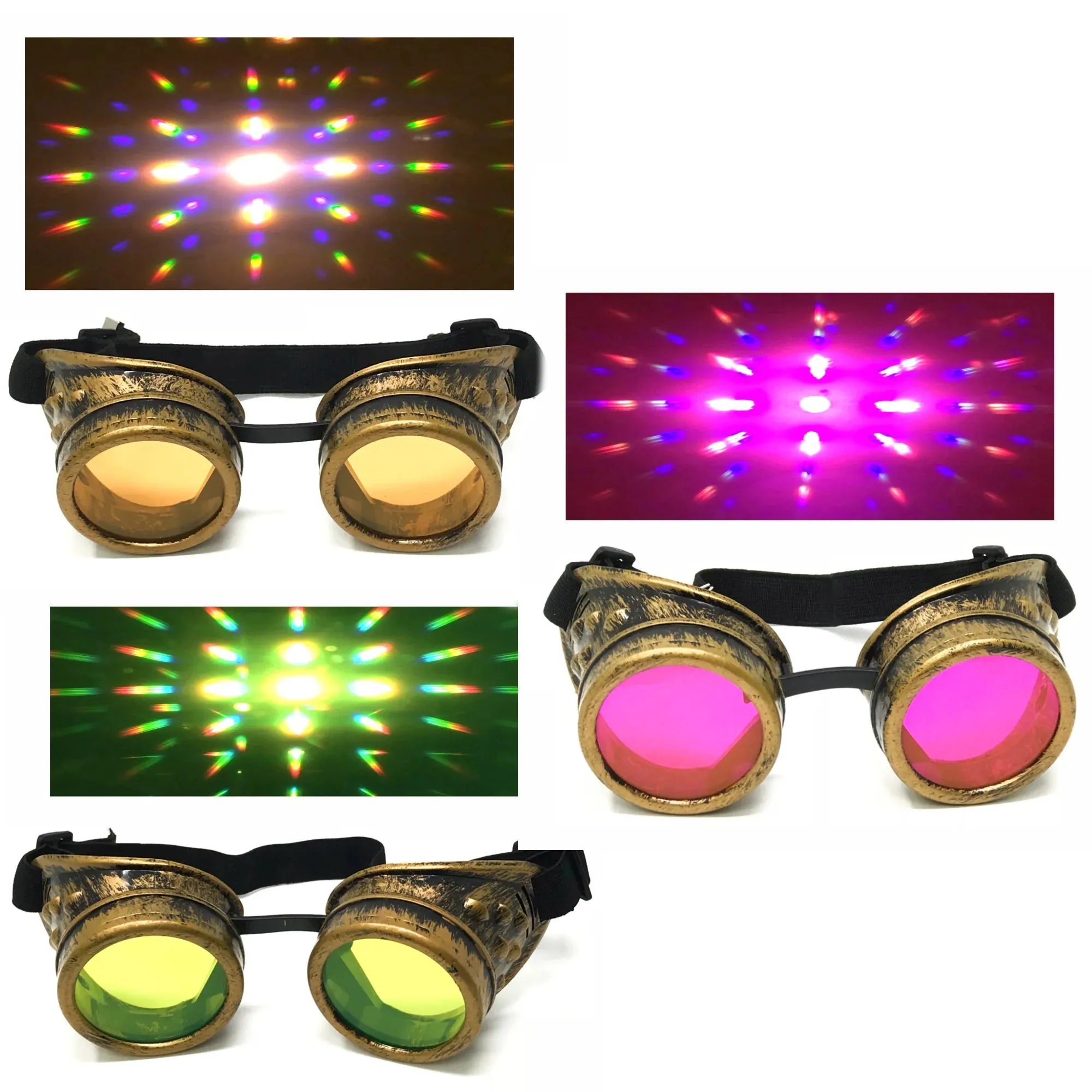 Dystopian Trippy Goggles sold by iEDM