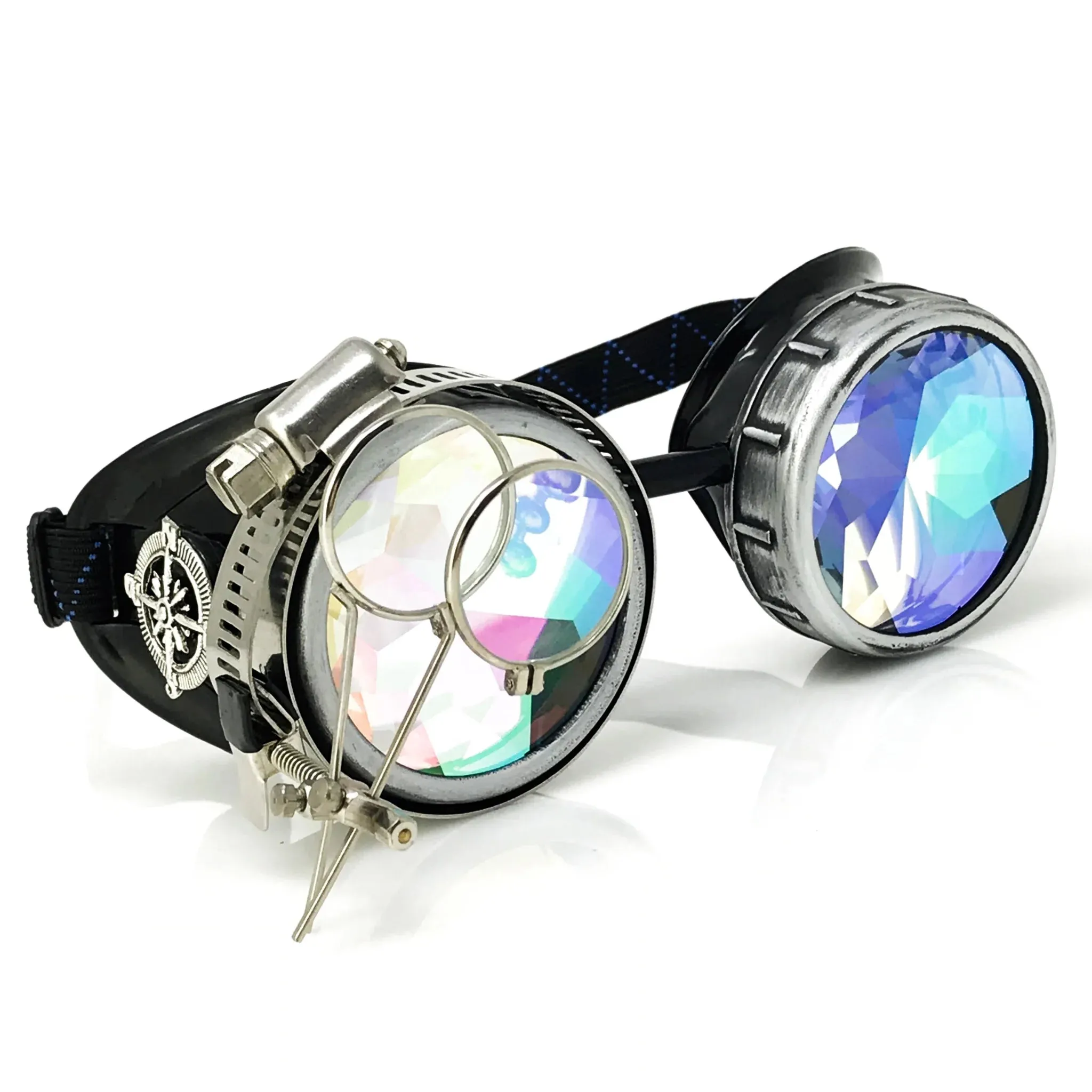 DJ Approved Glasses Rave Eyewear With Magnifying Eye Loupes Kaleidoscope Lenses sold by iEDM
