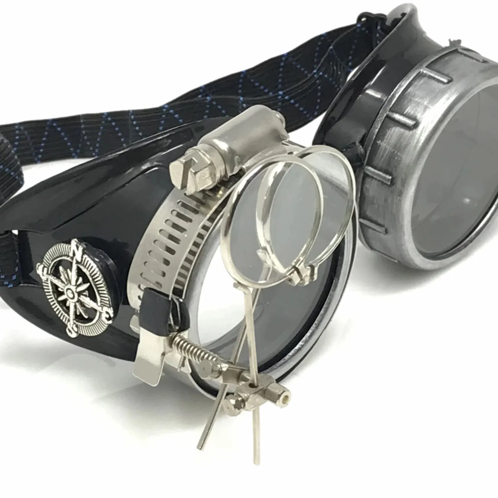 Motorcycle Goggles With Magnifying Eye Loupes Clear Lenses sold by iEDM product image thumbnail 5