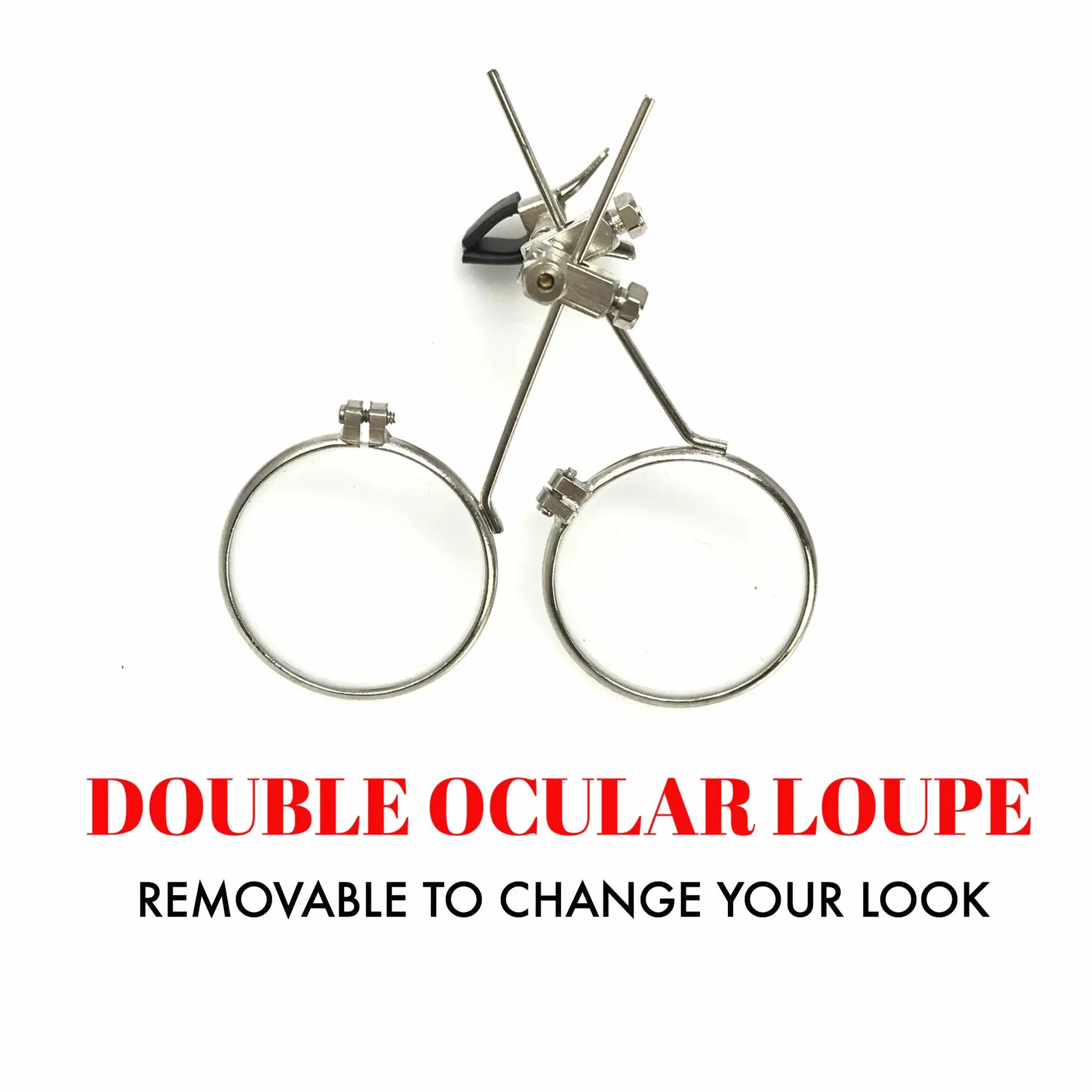 Diesel Goth Punk Vespa Goggles With Magnifying Eye Loupes Black Lenses sold by iEDM product image thumbnail 5