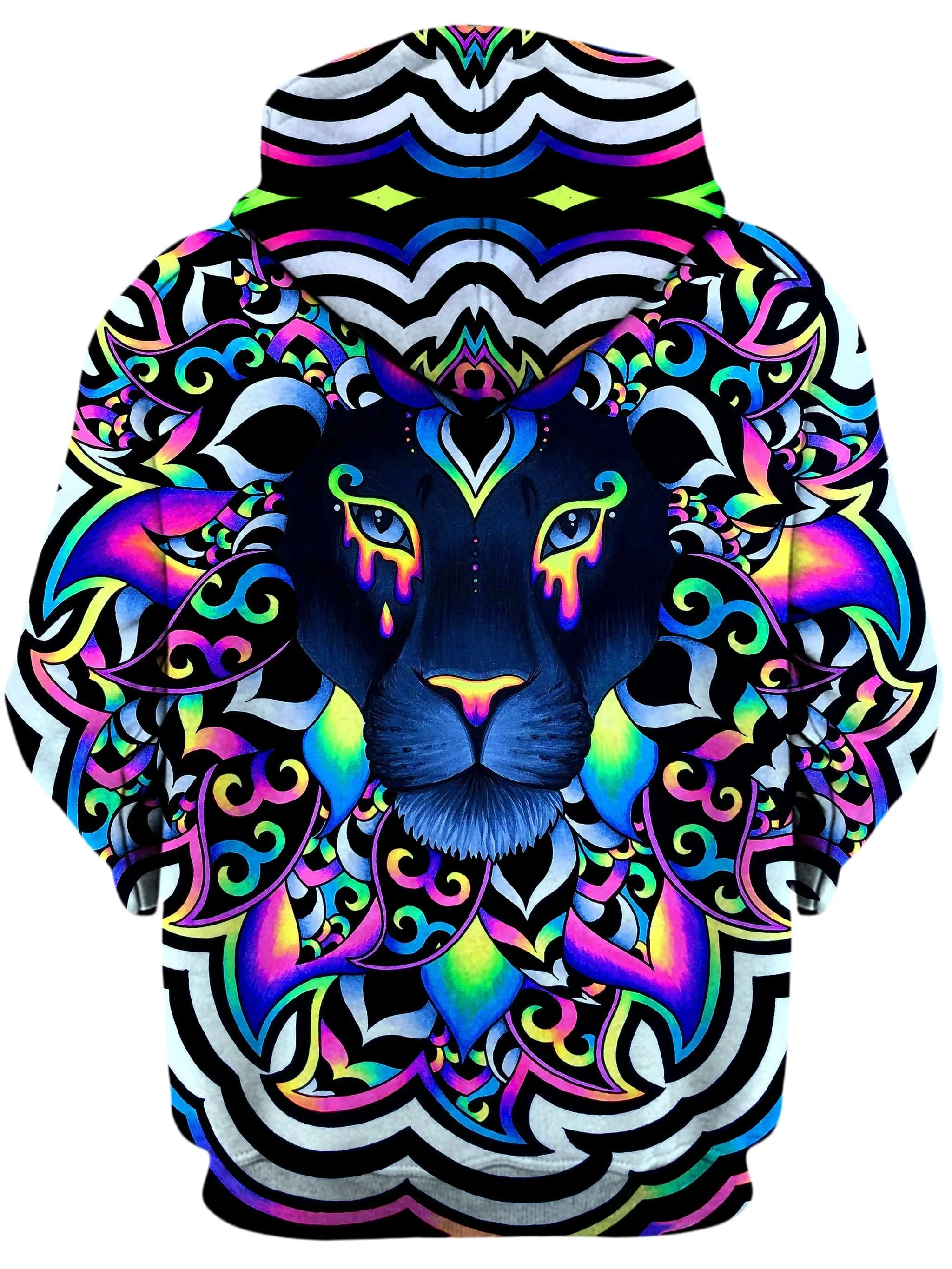 Electric Lion Unisex Hoodie sold by iEDM product image thumbnail 2