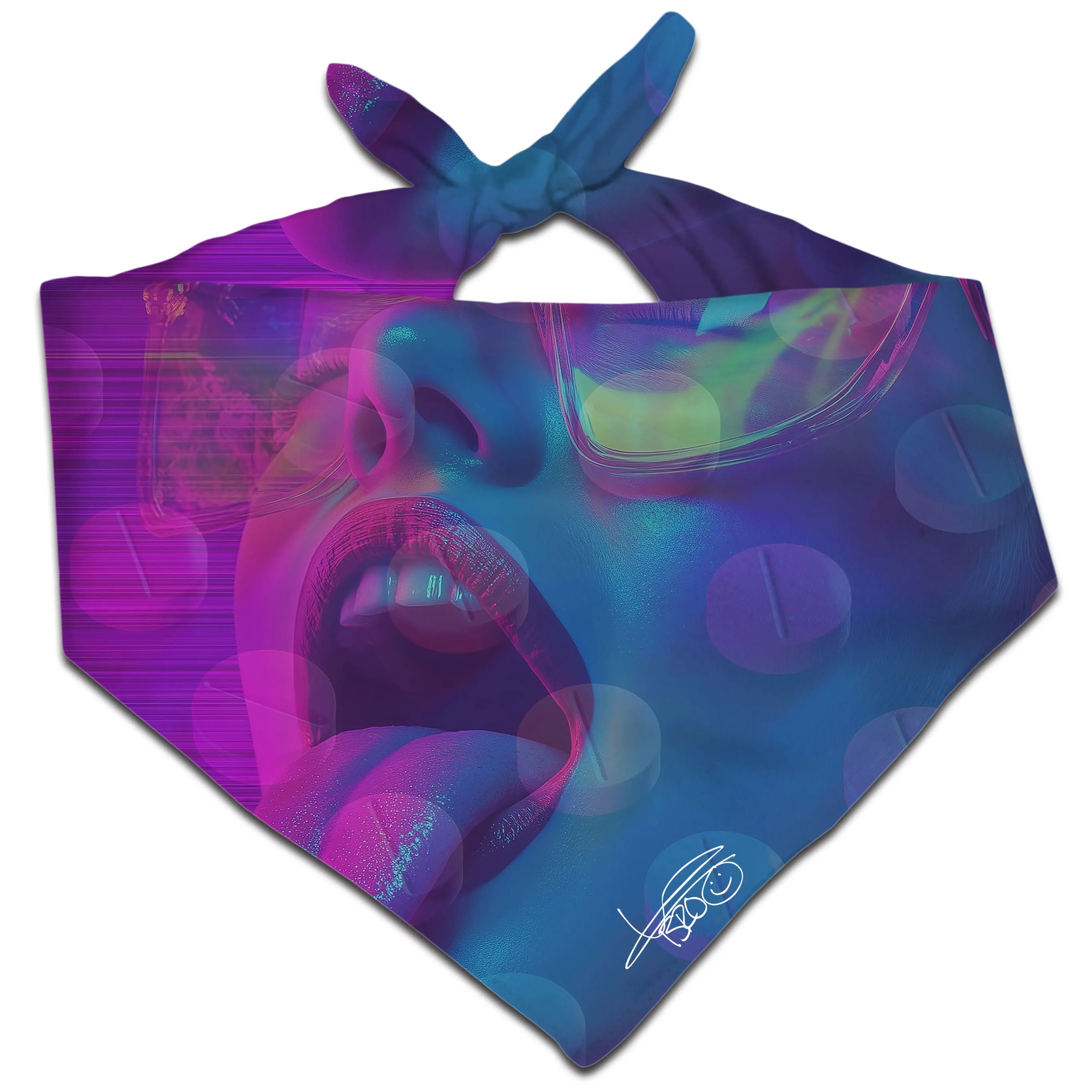 Lush Frequency Bandana sold by iEDM