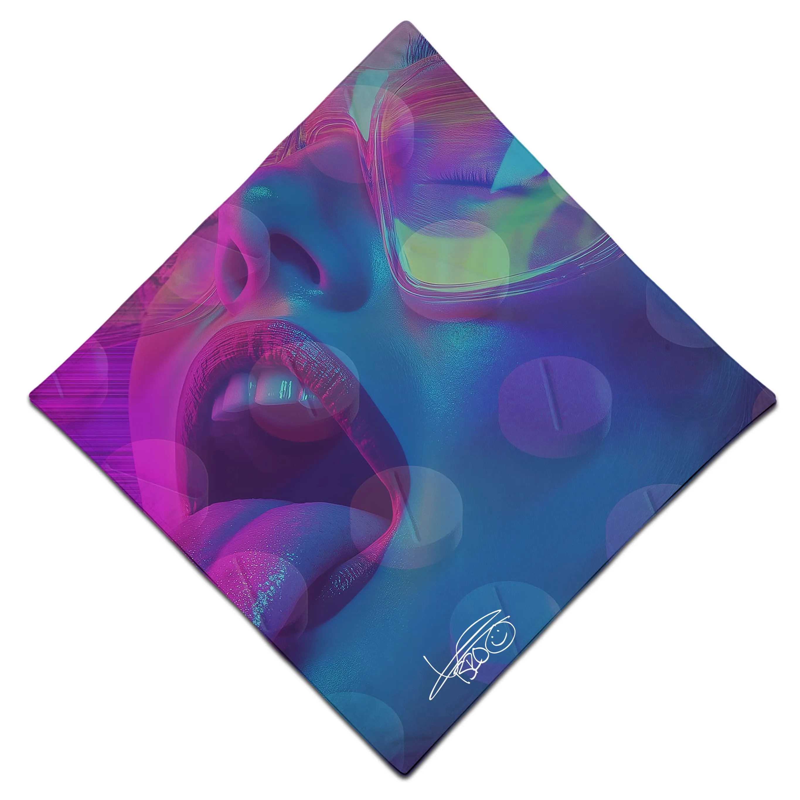 Lush Frequency Bandana sold by iEDM product image thumbnail 3