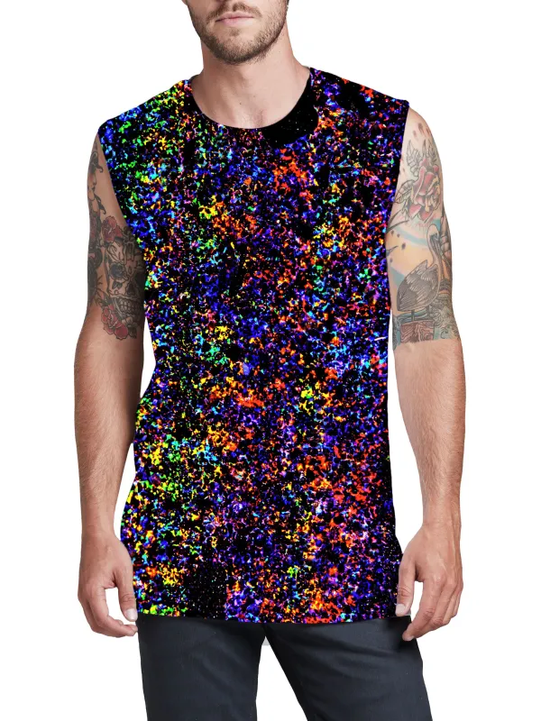Lightning Rainbow Men's Muscle Tank sold by iEDM