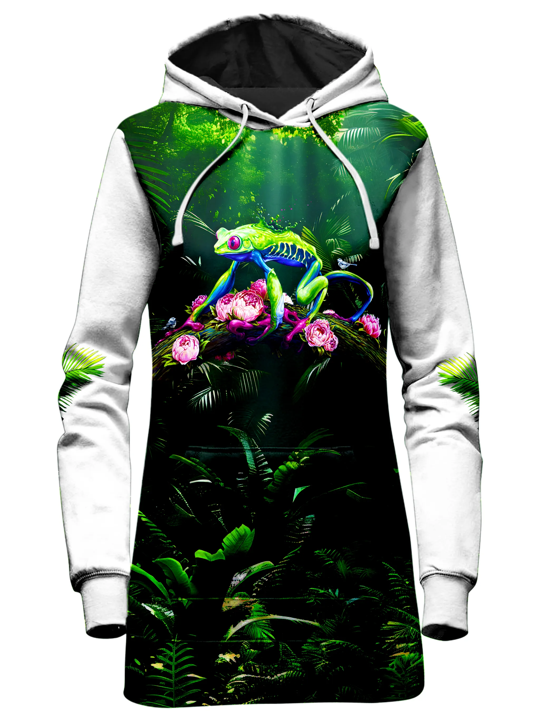 Fern Blossom Hoodie Dress sold by iEDM