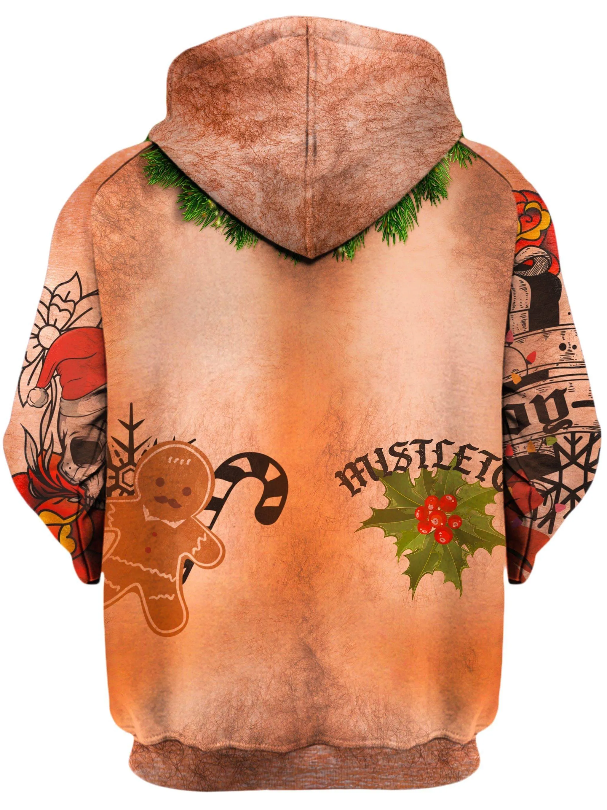 Santa Bod Christmas Unisex Hoodie sold by iEDM product image thumbnail 2