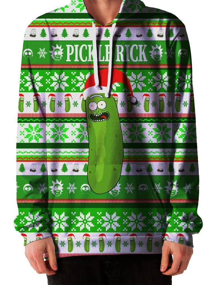 Pickle Rick Ugly Unisex Hoodie sold by iEDM product image thumbnail 3