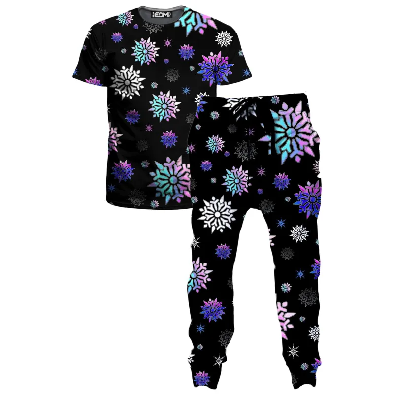 Festive Night Sky T-Shirt and Joggers Combo made by iEDM