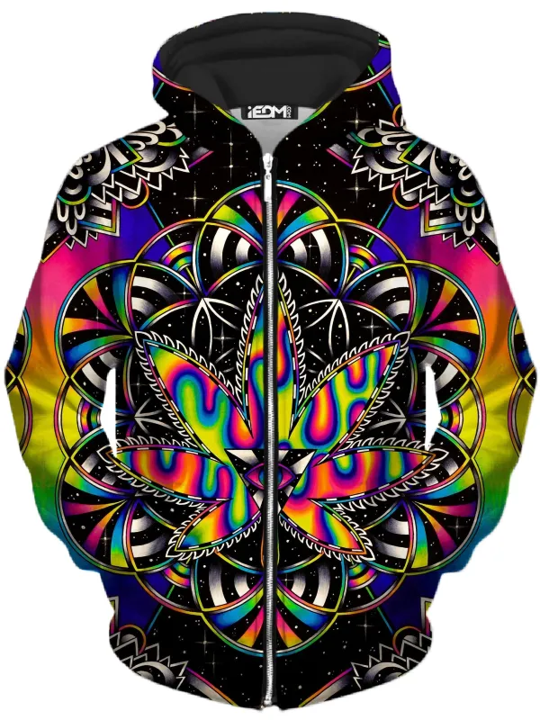 Kronic Haze Unisex Zip-Up Hoodie sold by iEDM