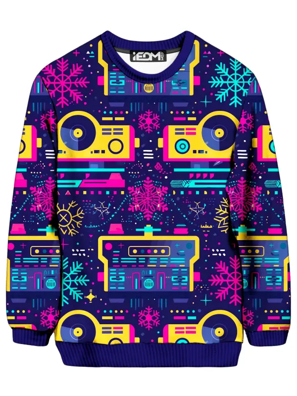 Push Play Christmas Ugly Sweater sold by iEDM