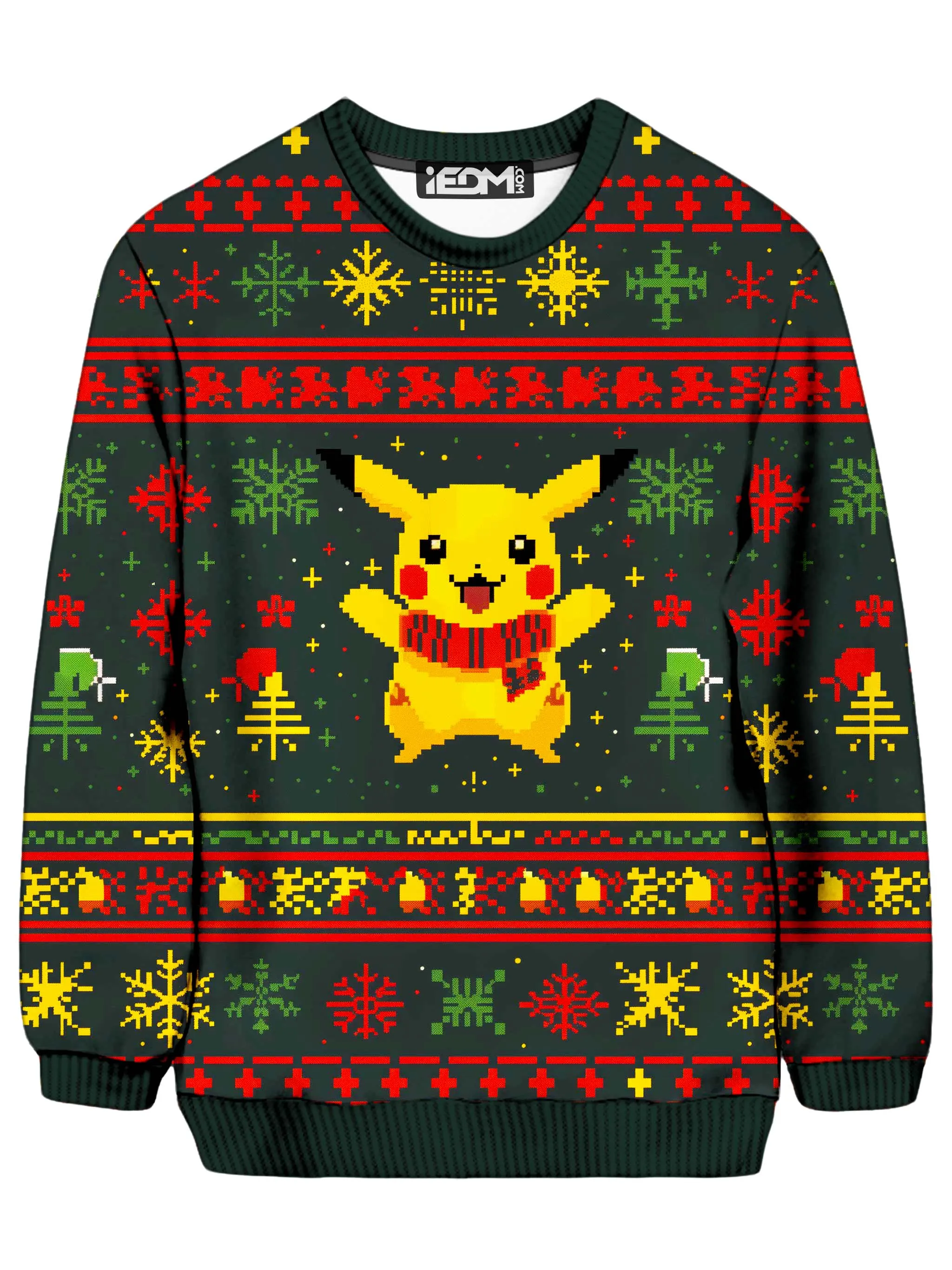 Pika Cheer Christmas Ugly Sweater sold by iEDM