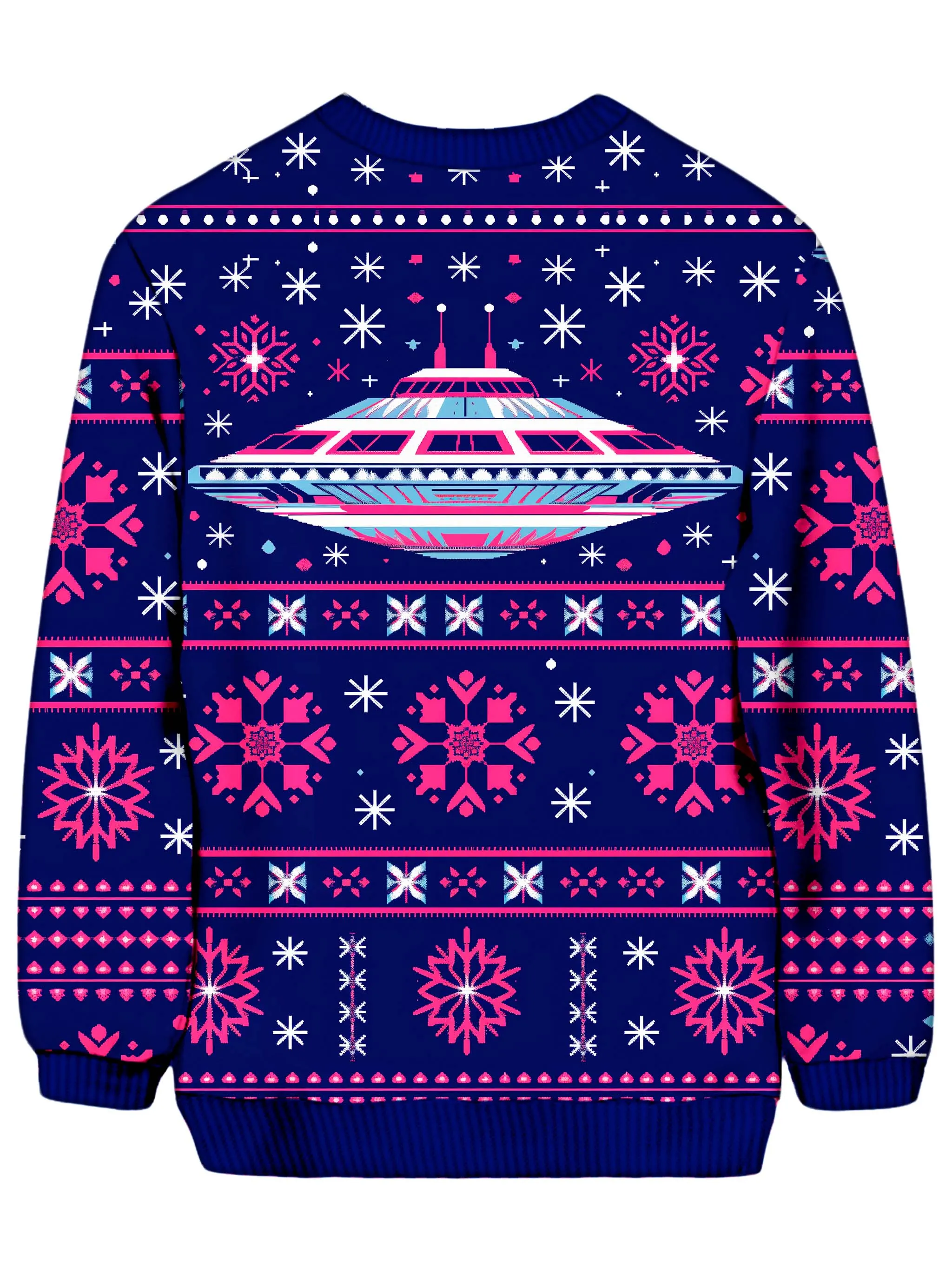 Neon Saucer Christmas Ugly Sweater sold by iEDM product image thumbnail 2