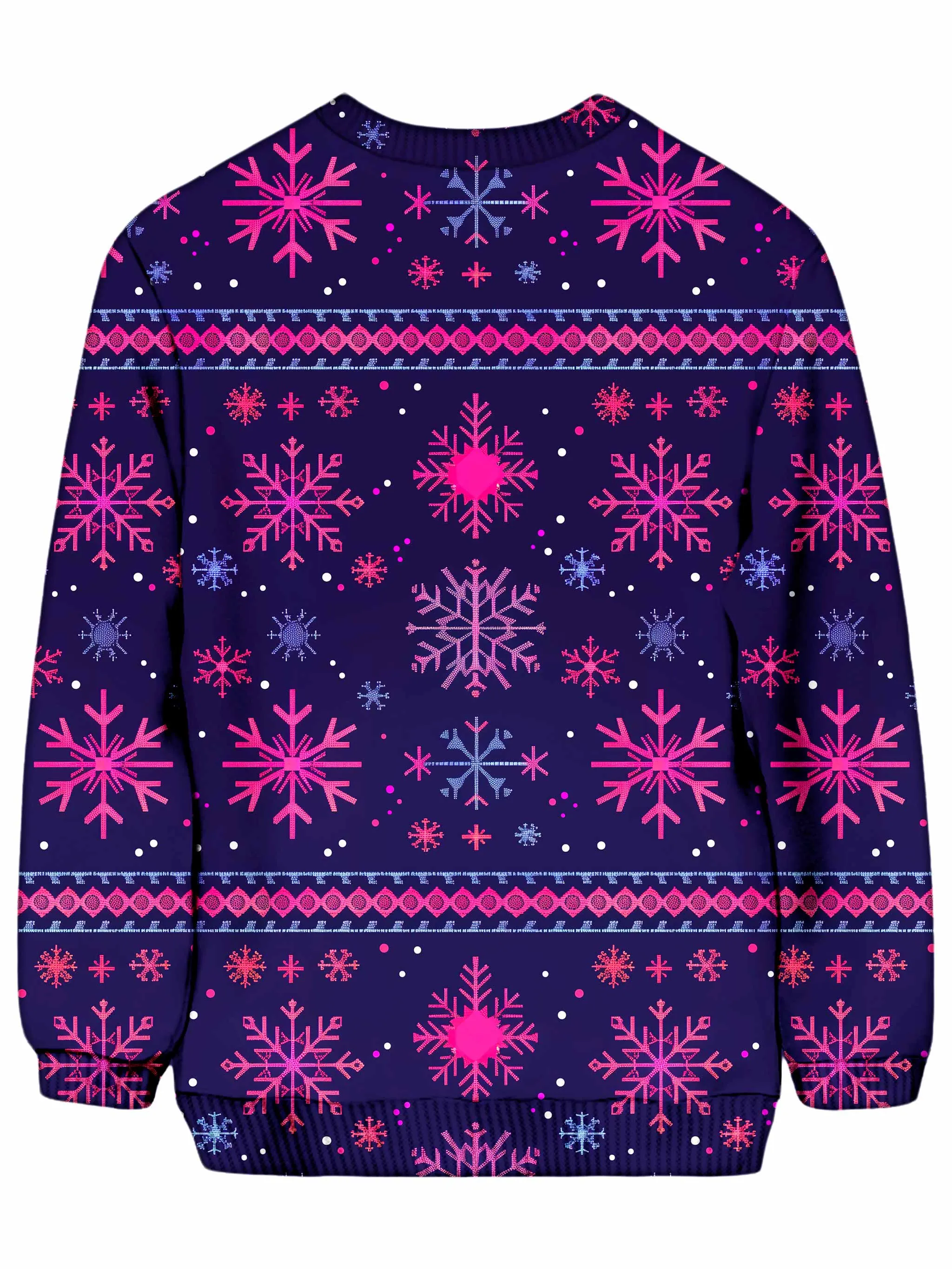 Neon Flakes Christmas Ugly Sweater sold by iEDM product image thumbnail 2