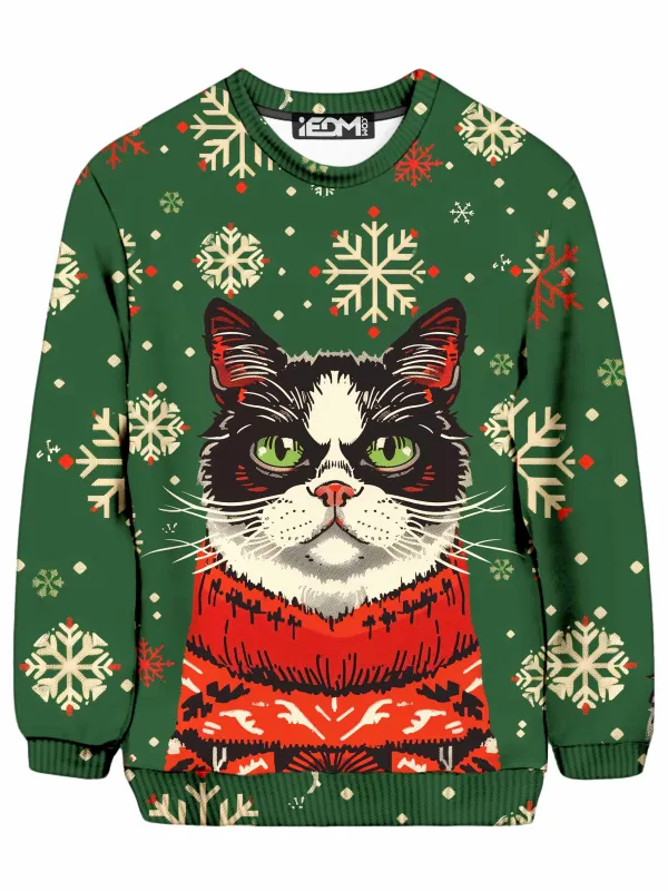 Grumpy Cat Christmas Ugly Sweater sold by iEDM