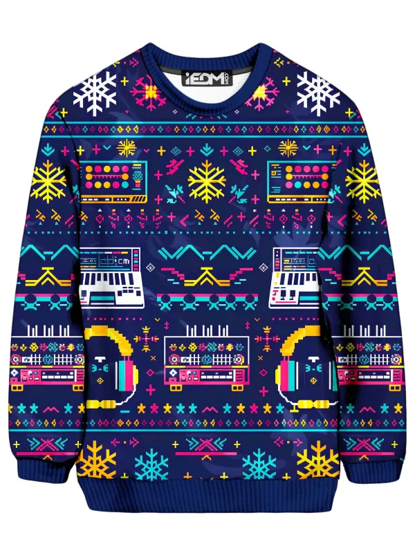 Glitchmas Groove Christmas Ugly Sweater sold by iEDM