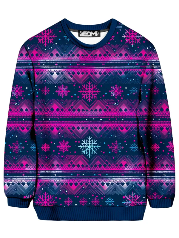 Frosted Neon Christmas Ugly Sweater sold by iEDM