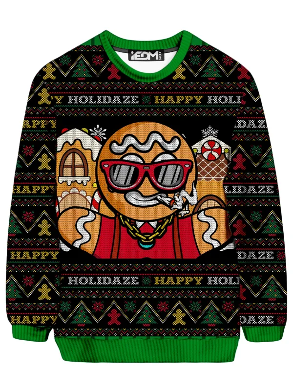Gingerbread Daze Ugly Sweater sold by iEDM