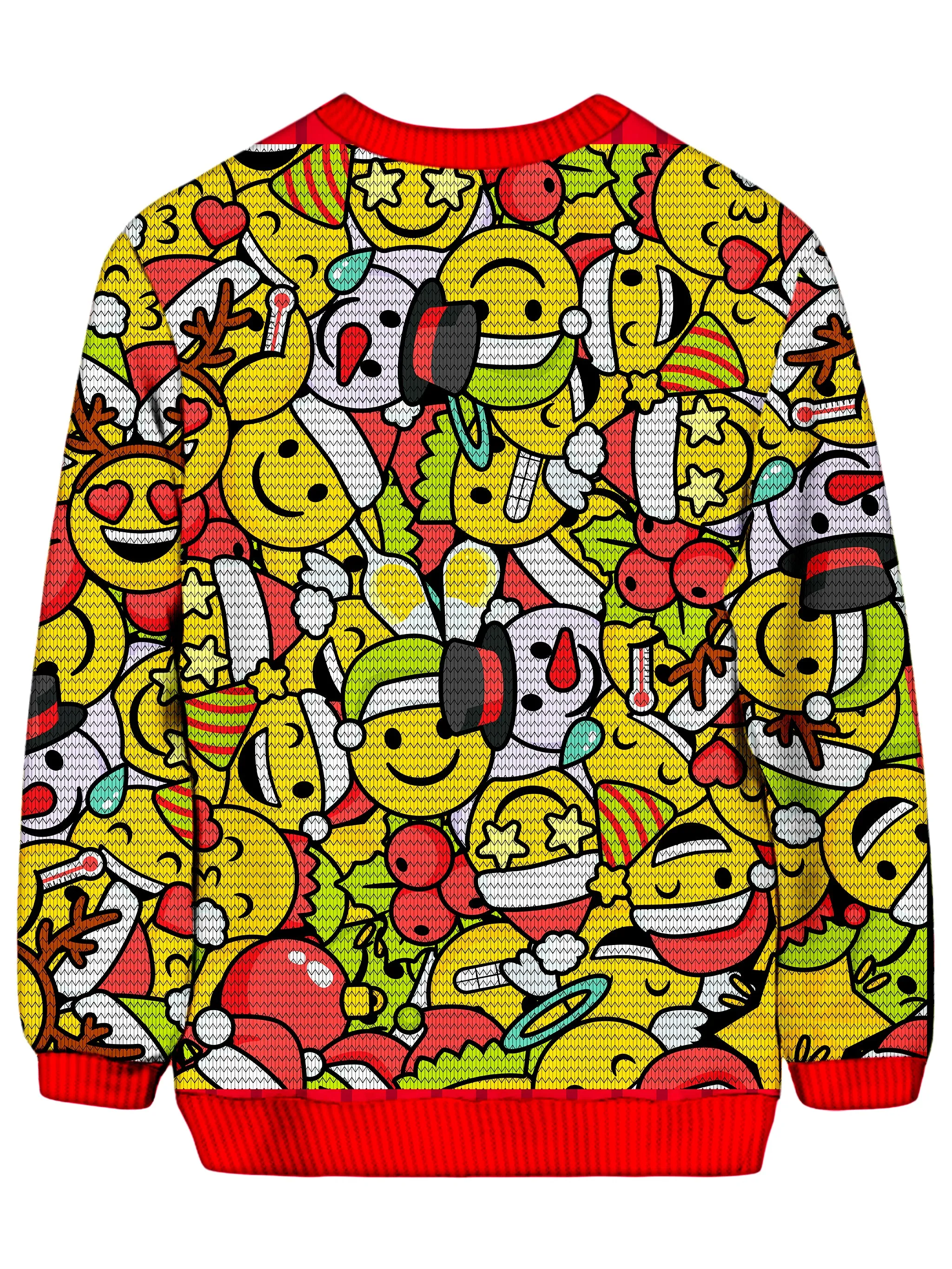 Emoji Christmas Ugly Sweater sold by iEDM product image thumbnail 2