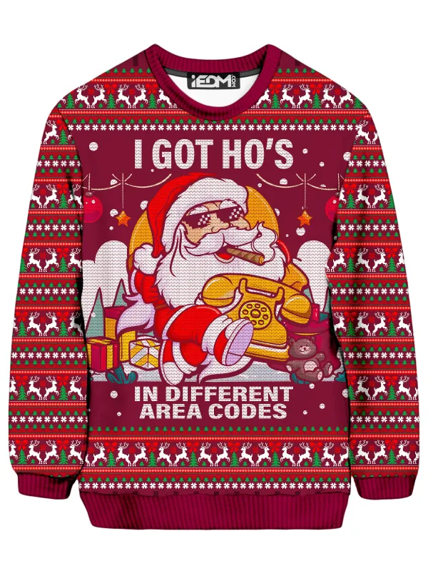 Santa Pimp Ugly Sweater sold by iEDM