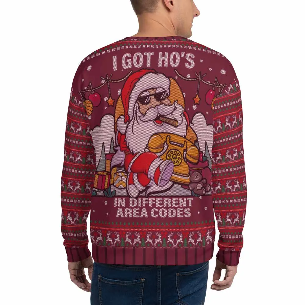 Santa Pimp Ugly Sweater sold by iEDM product image thumbnail 4