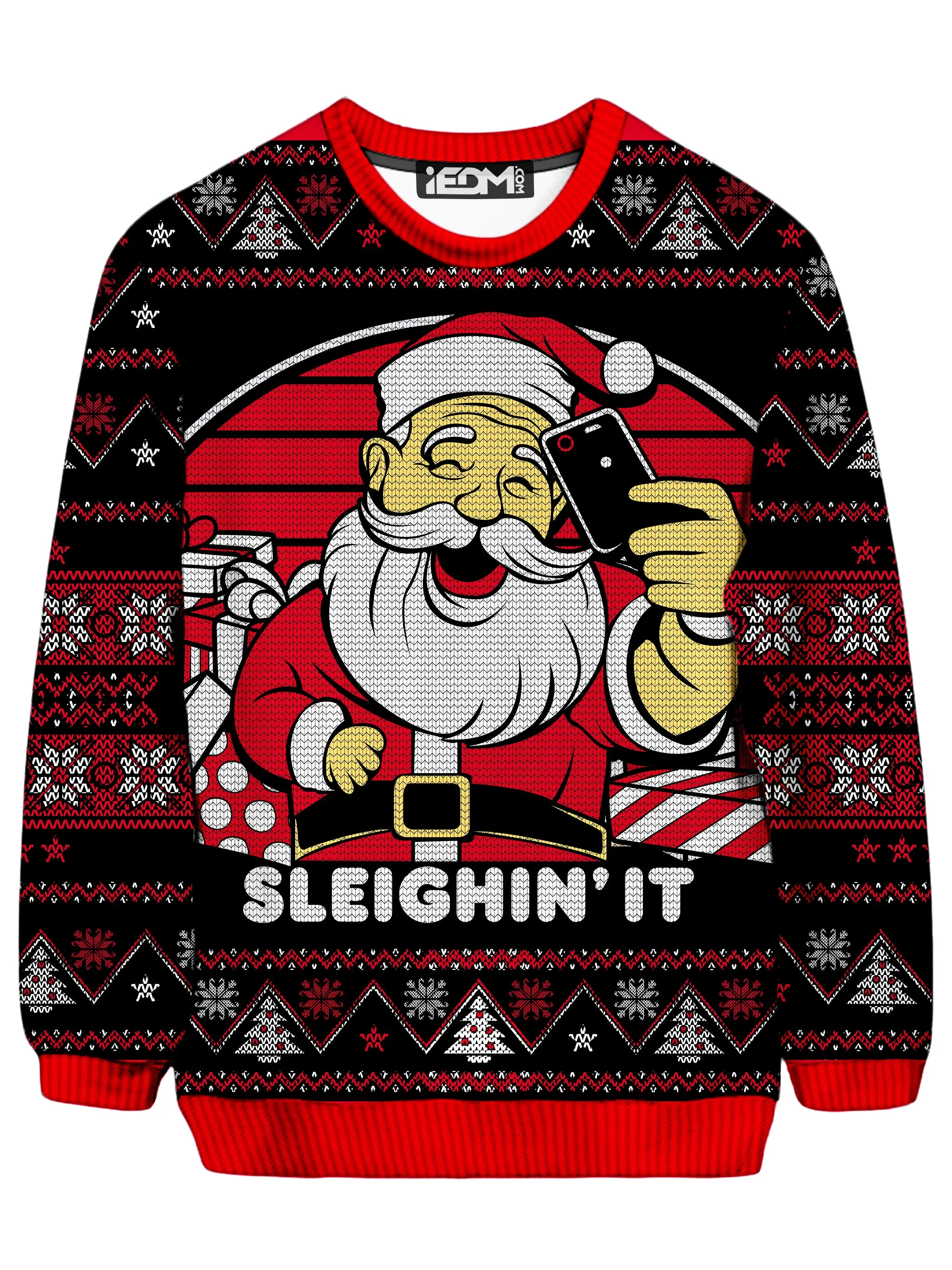 Sleighin It Ugly Sweater sold by iEDM