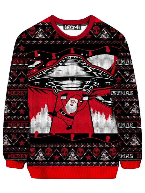Santa Abduction Ugly Sweater sold by iEDM