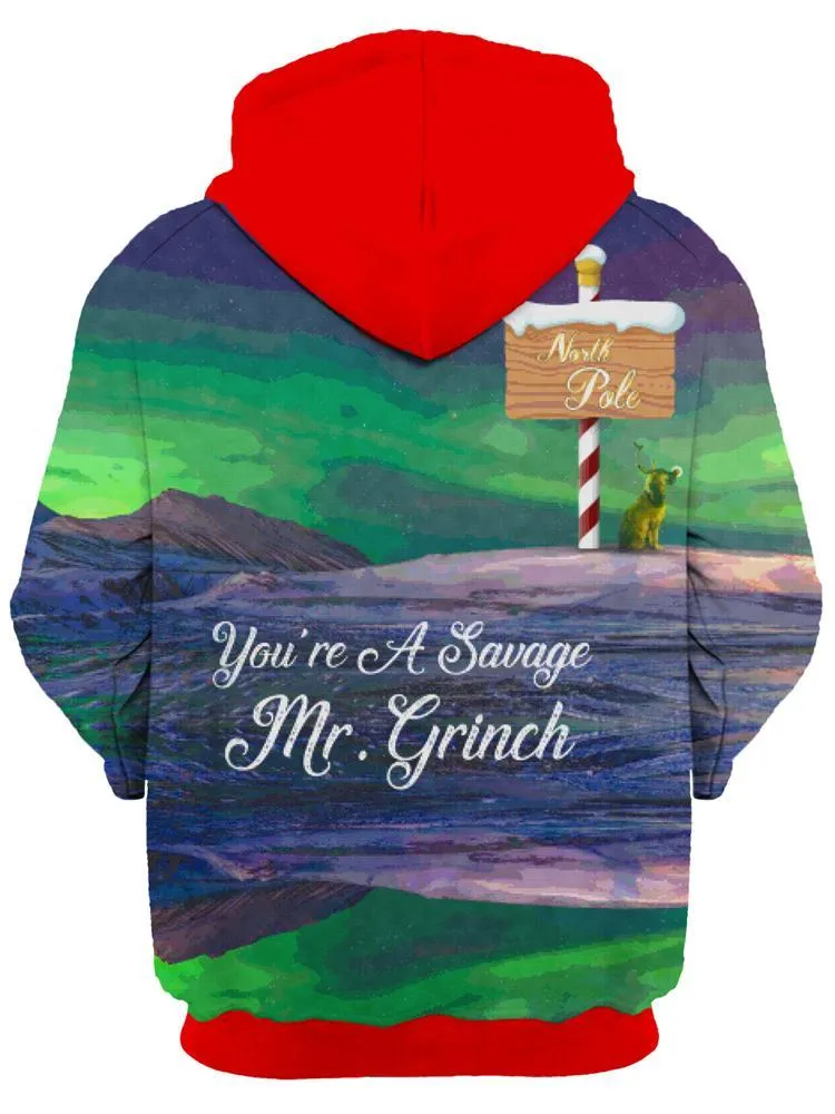 Savage Grinch Unisex Hoodie sold by iEDM product image thumbnail 2