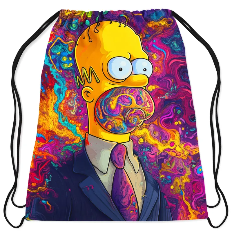 Trippin On The Job Drawstring Bag sold by iEDM