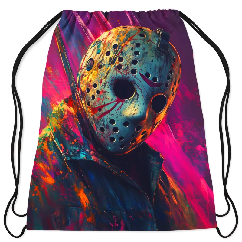 Neon Nightmare Drawstring Bag sold by iEDM