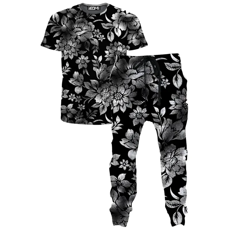 Nature's Candy B&W T-Shirt and Joggers Combo made by iEDM