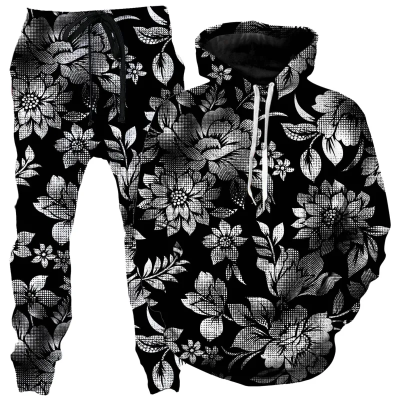Nature's Candy B&W Hoodie and Joggers Combo made by iEDM
