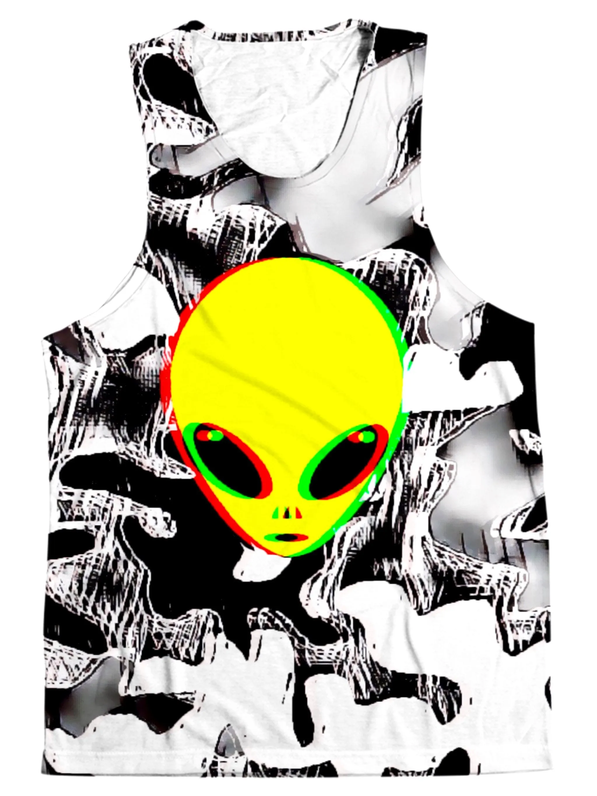 Trippy Alien Men's Tank sold by iEDM product image thumbnail 2