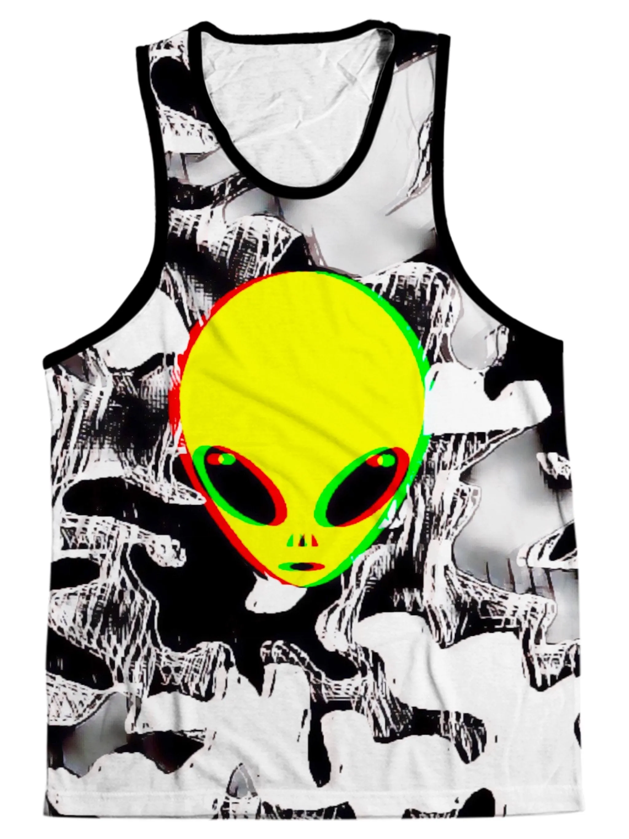 Trippy Alien Men's Tank sold by iEDM